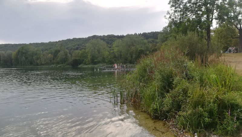 Dangos Day 2018 bodenständig - Dangos werfen in den Pfuhler Baggersee