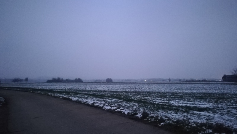 Düsterer Wintertag in Neu-Ulm