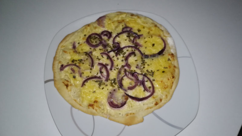 Flammkuchen mit EM effektive Mikroorganismen